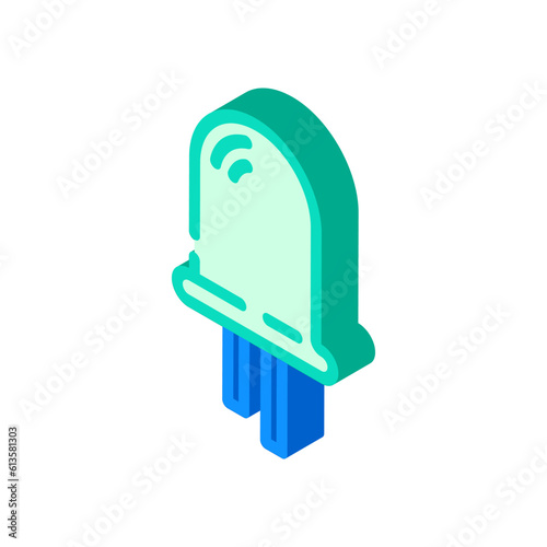 diode electrical engineer isometric icon vector. diode electrical engineer sign. isolated symbol illustration
