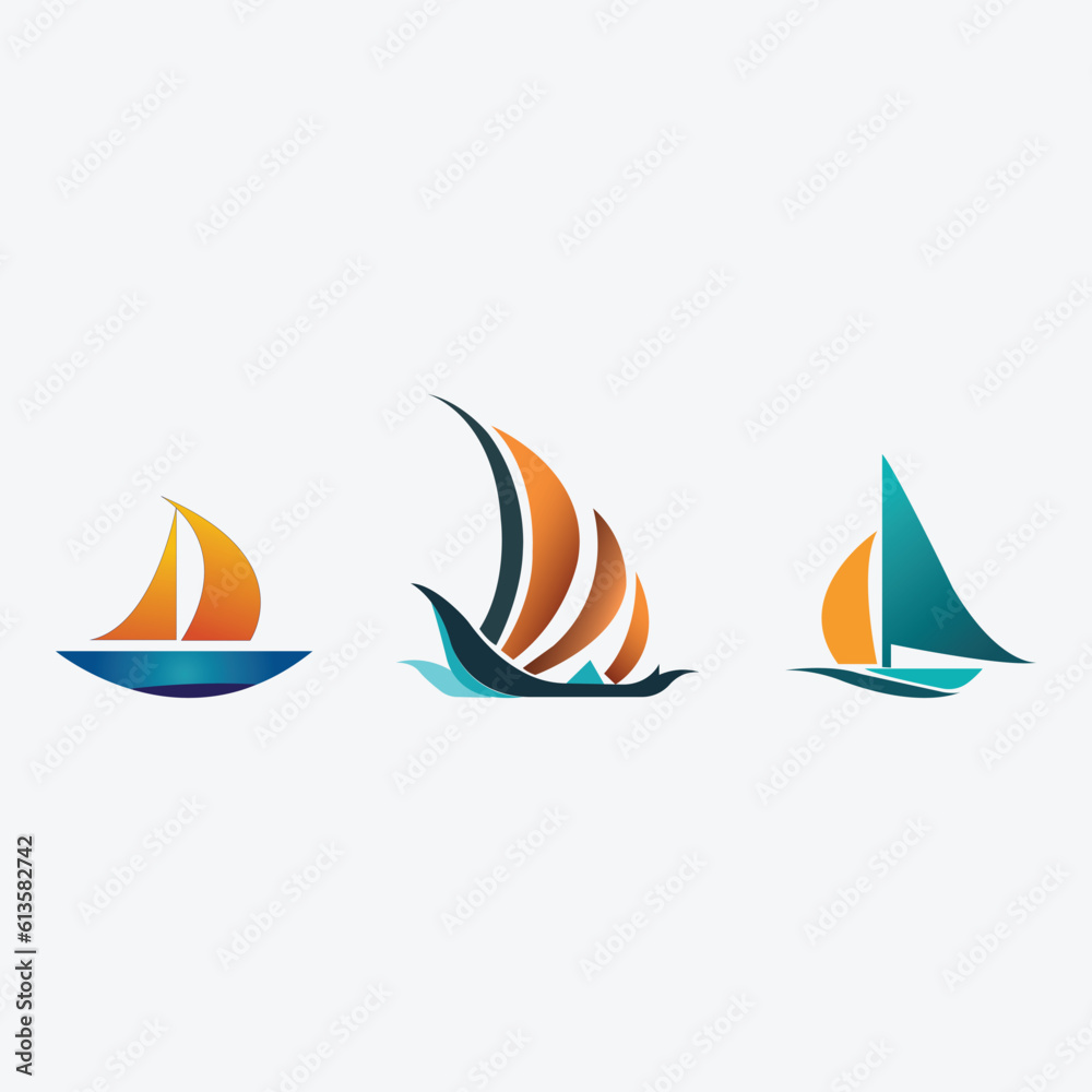 Abstract Boat Logo Abstract Boat Logo