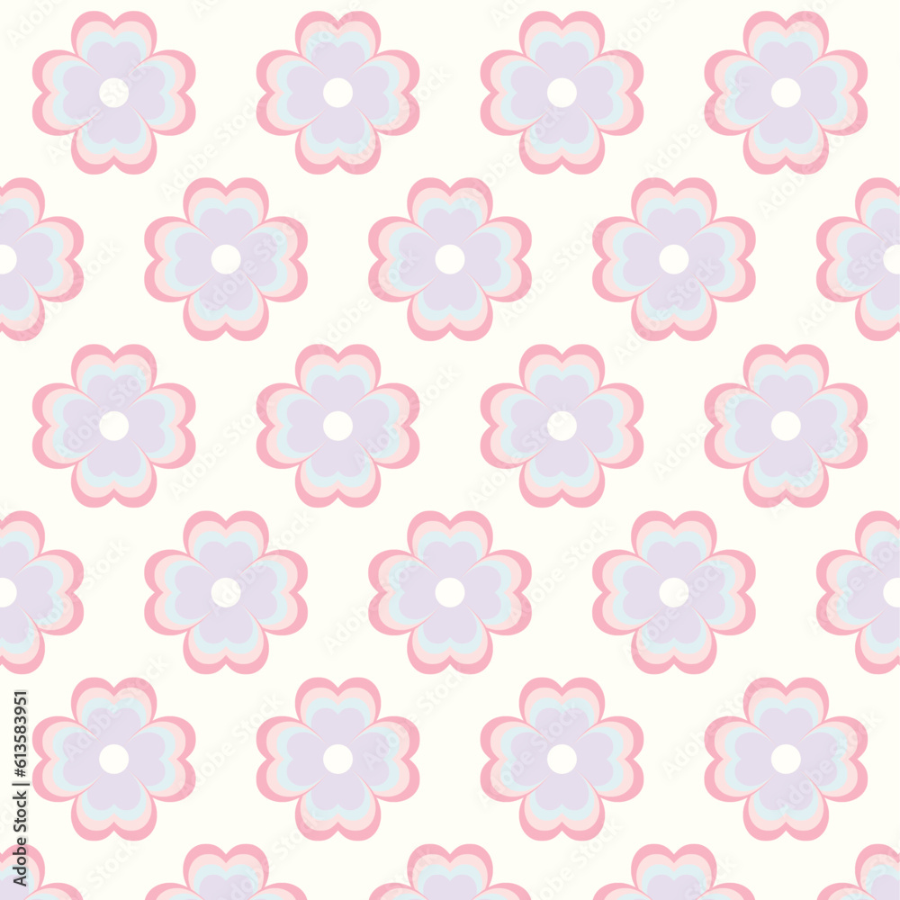 seamless pattern with pastel flowers. Wrapping paper, fabric print design. Tender design for gift wrappers, wallpaper, wrapping paper, Vector seamless pattern with pastel flowers. Wrapping paper, fabric print design. Tender design for gift wrappers, wallpaper, wrapping paper, Vector