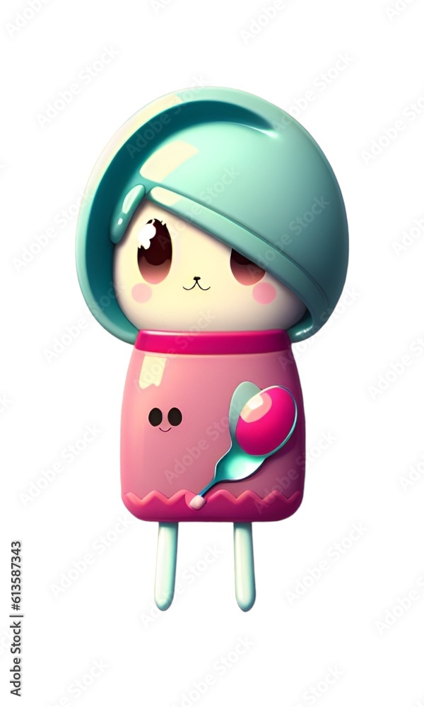 Fototapeta premium cute character design illustration concept