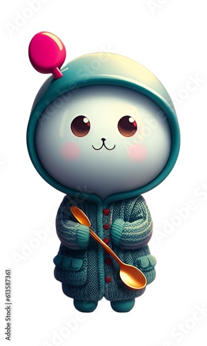 cute character design illustration concept