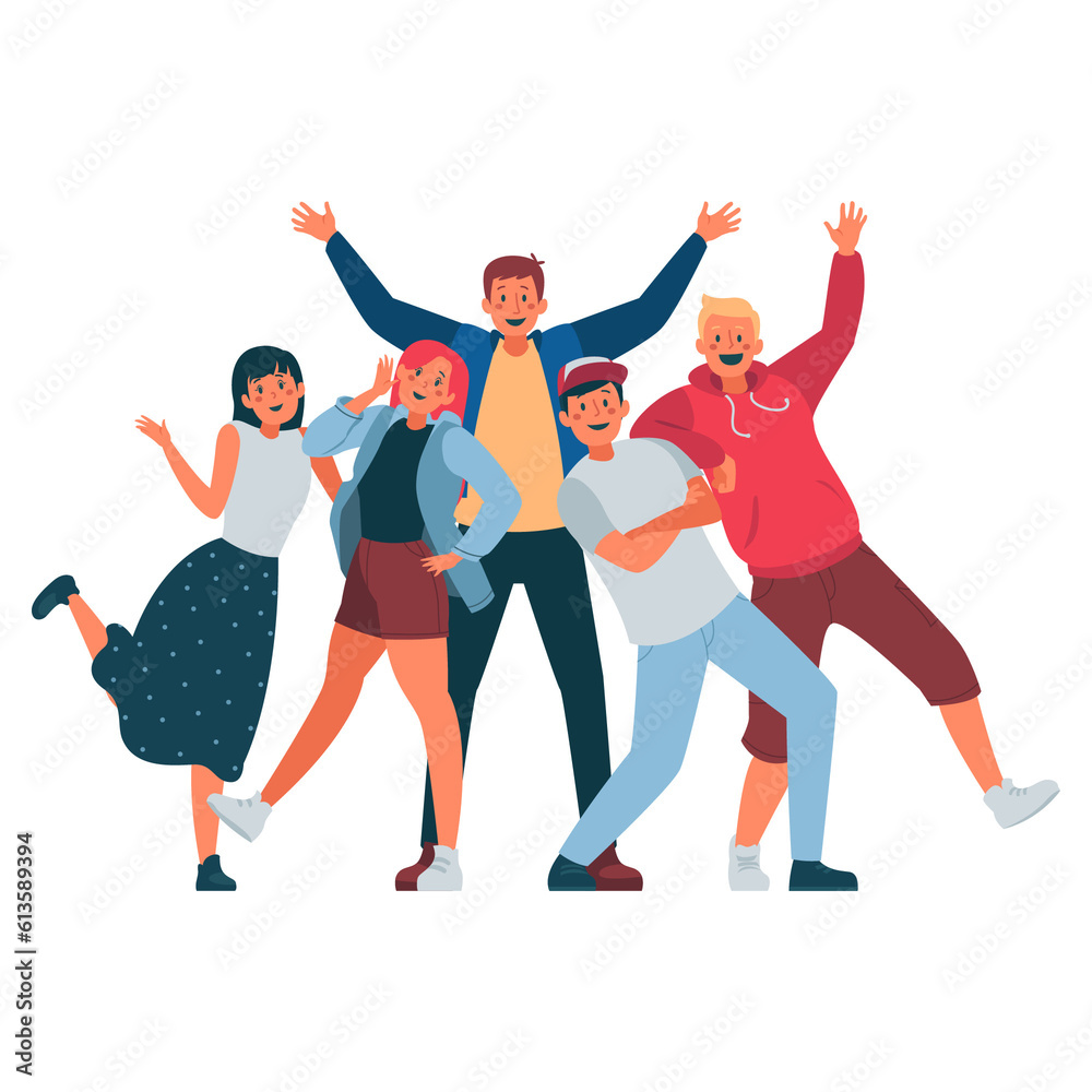 Obraz premium world happy friendship day