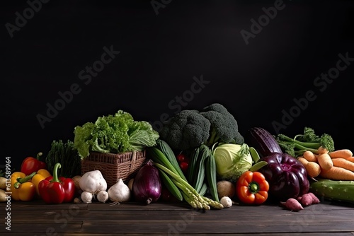 Green Delights - Arrangement of Fresh Vegetables