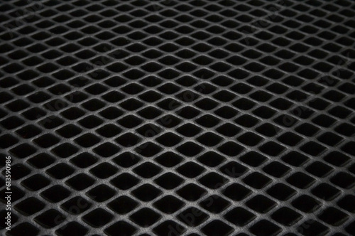 the texture of the cell is black. grid background
