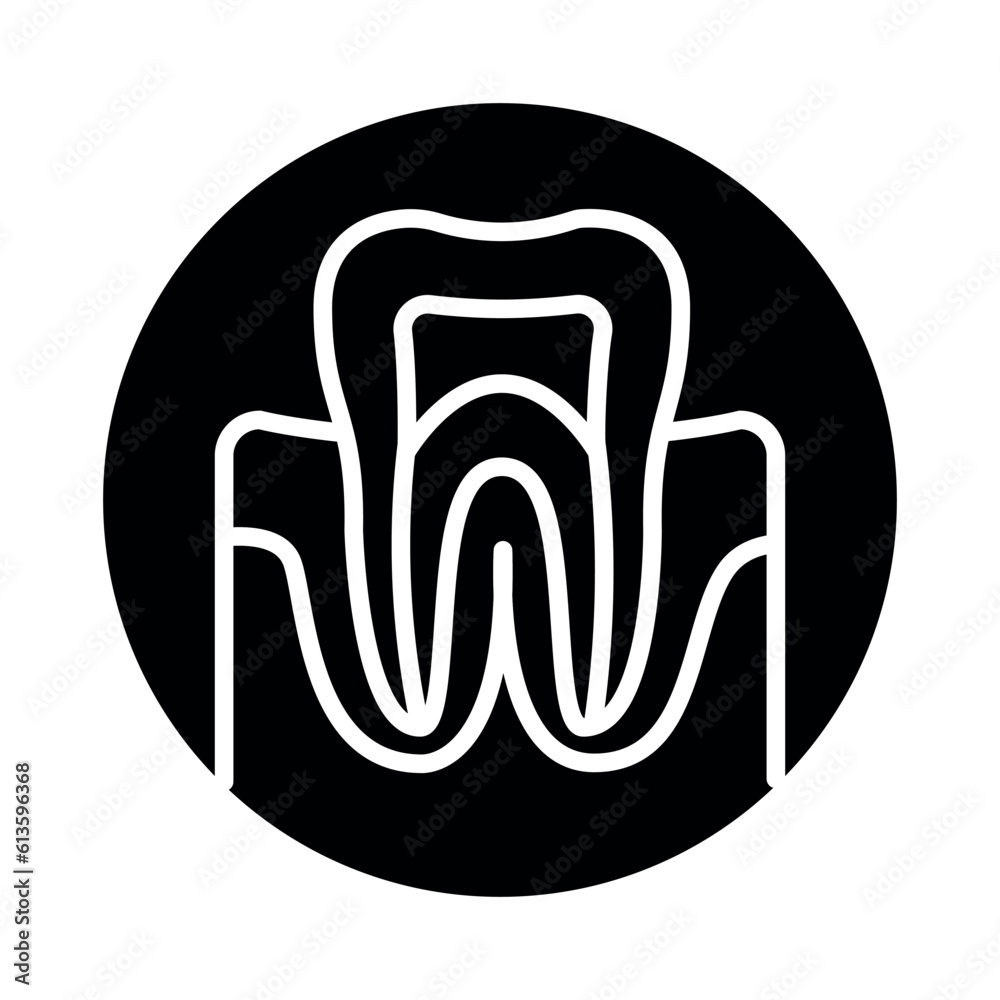 Gingivitis line icon. Isolated vector element. Gingivitis line icon. Isolated vector element.