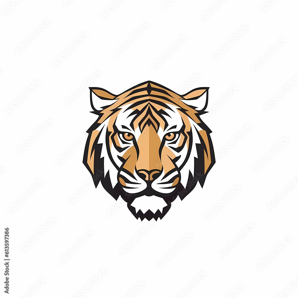 Tiger Logo. Generative AI