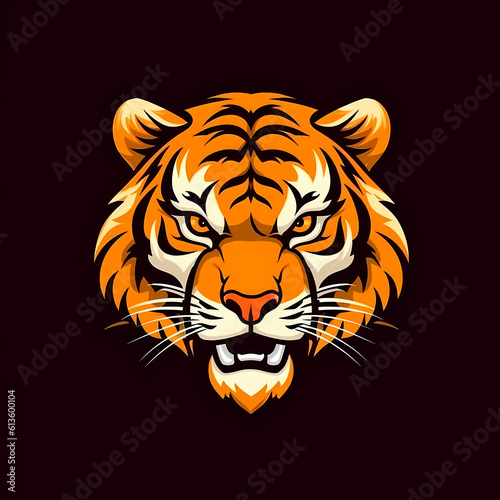 Tiger Logo. Generative AI