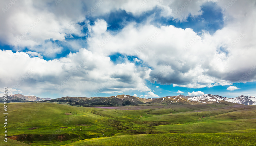 landscape with clouds