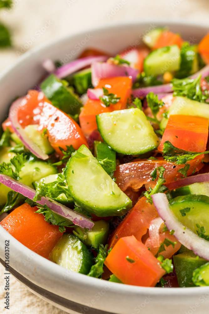 Homemade Cucumber Mediterranean Salad Homemade Cucumber Mediterranean Salad