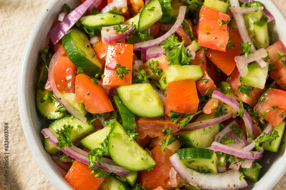 Homemade Cucumber Mediterranean Salad Homemade Cucumber Mediterranean Salad