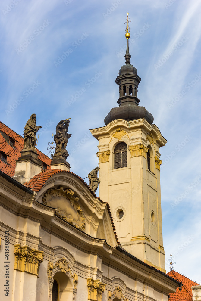 Historic jude and Simon church in Prague, Czech Republic