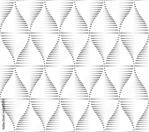 Vector seamless texture. Modern geometric background. Grid of dots.