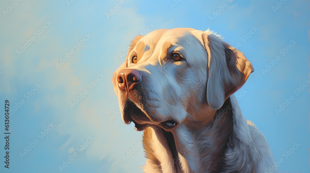 Labrador Dog AI Generated Image