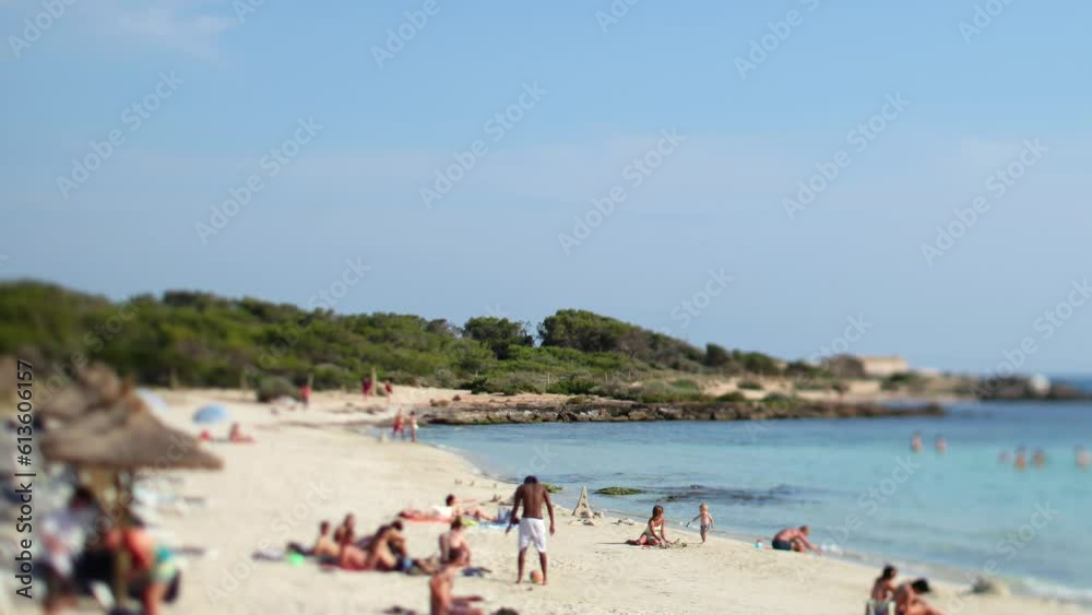 shot of a beach in mallorca 