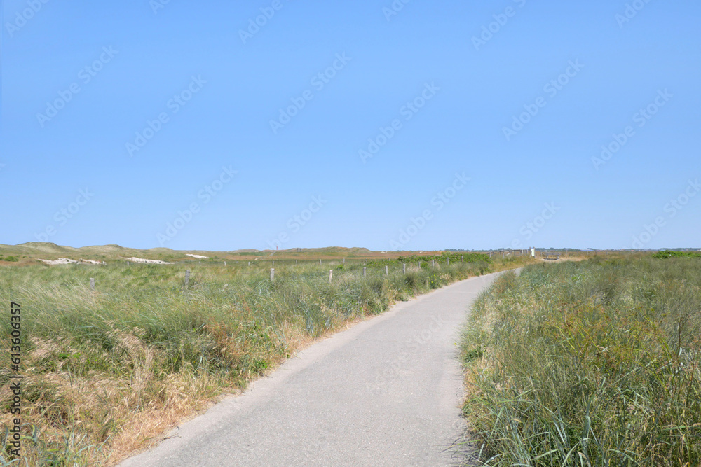 Callantsoog near the sea and beach in the North of the Netherlands