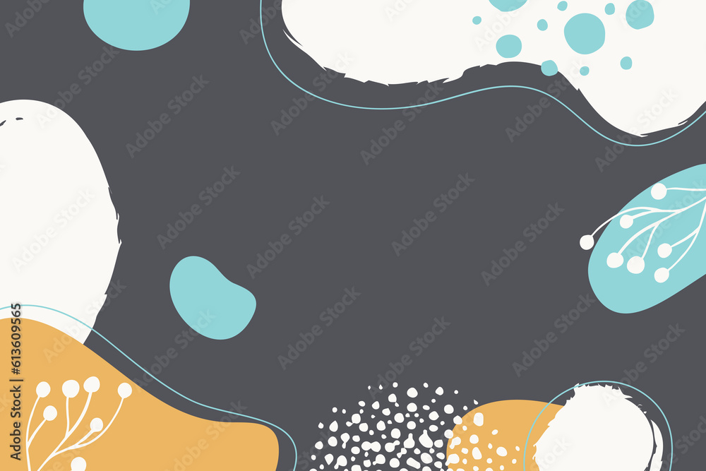 Fototapeta premium Abstract trendy artistic background template