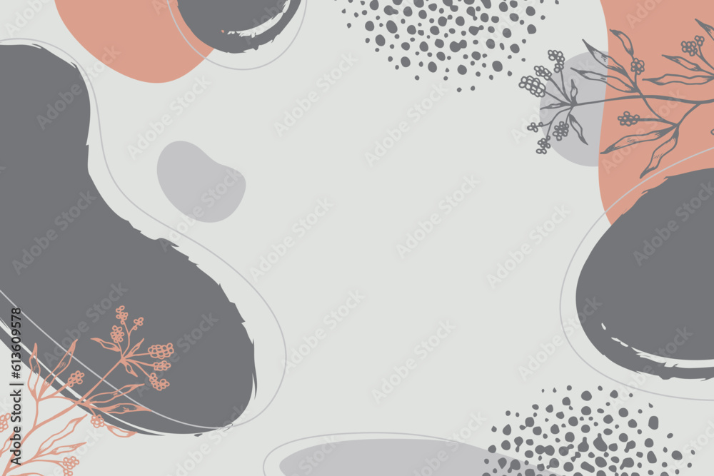 Abstract trendy artistic background template