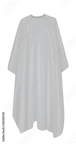 Hairdressing barber apron. vector illustration