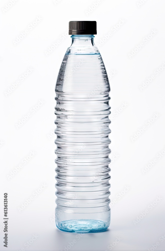 water bottles isolated created with Generative AI technology. water bottles isolated created with Generative AI technology.