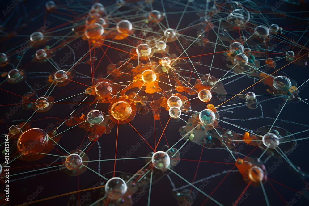Global world telecommunication network connected around, concept about internet and worldwide communication technology for finance, blockchain cryptocurrency. Generative AI. Global world telecommunication network connected around, concept about internet and worldwide communication technology for finance, blockchain cryptocurrency. Generative AI.