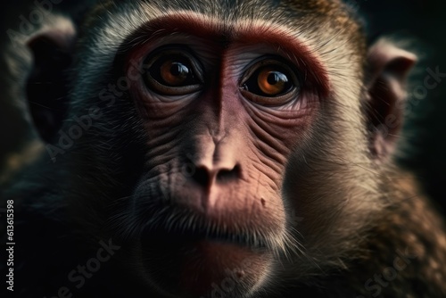 Monkey. Generative AI. © Metodi