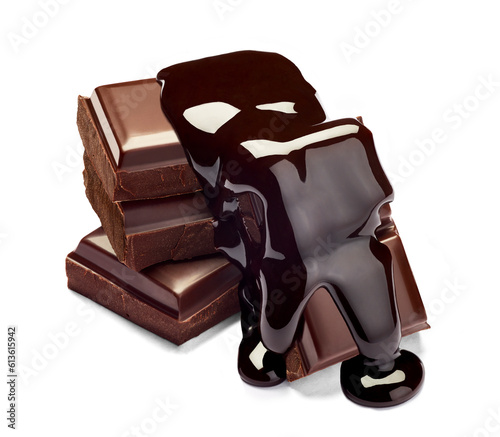 chocolate sweet food dessert stack syrup candy leaking liquid delicious ingredient melt topping