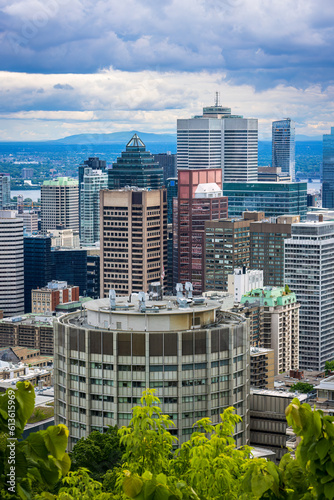 Montreal's two iconic skyscrapers, Place Ville Marie and McIntyre Medical Sciences Building photo