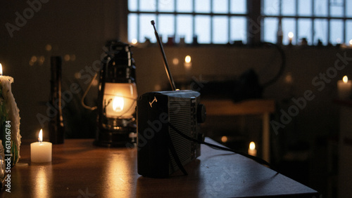 candles on the table