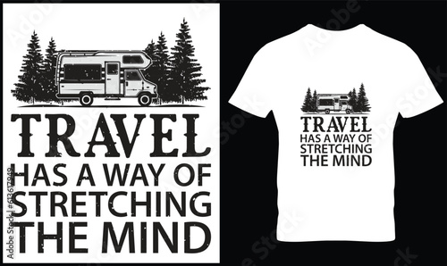 Travel t-shirt design vector.