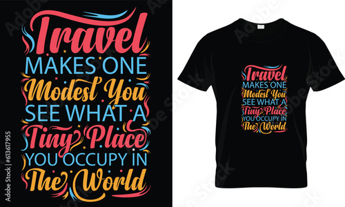 Travel t-shirt design vector.