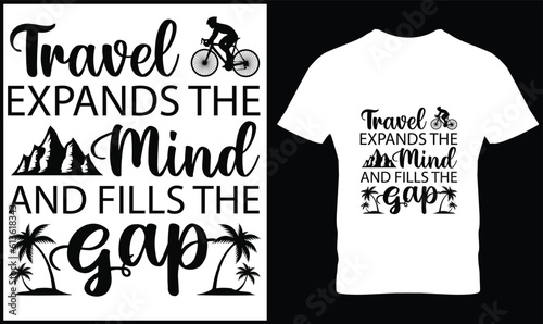 Travel t-shirt design vector.