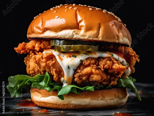 Buttermilk chicken burger