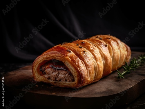 A gourmet sausage roll