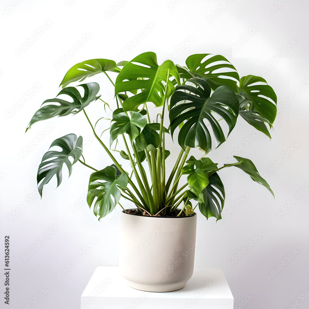 AI generated illustration of Monstera AI generated illustration of Monstera