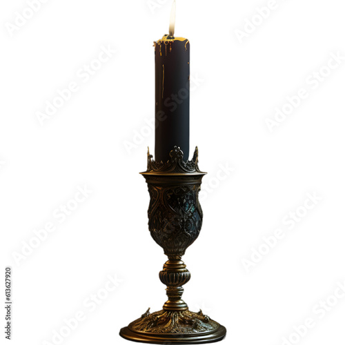 Dark Academia Candle, Ornate Gothic Candle