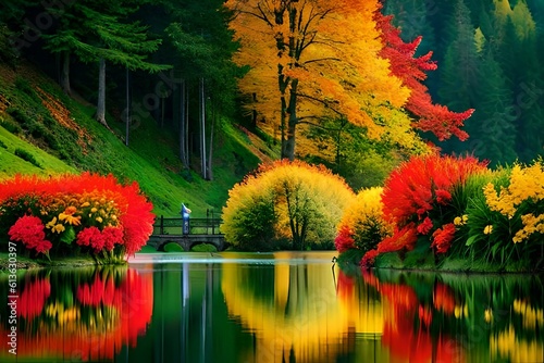 autumn colors in the park © MHasnain