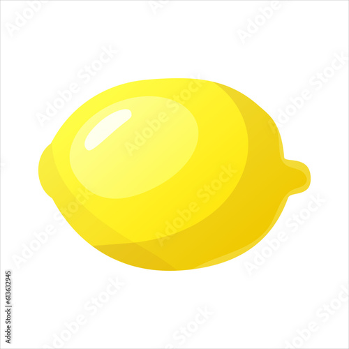 lemon on a white background