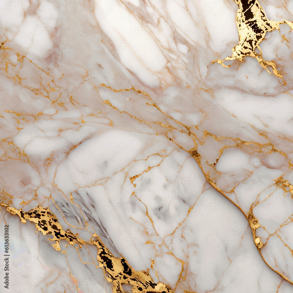 Luxurious Ivory Tan Blush Cream Marble Stone Background with Gold Vein Accents, Product Mockup Presentation Backdrop, Natural Marble Wall    
