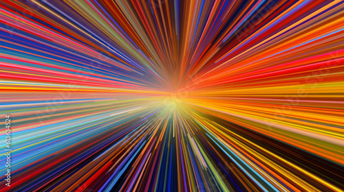 Digital rainbow wallpaper graphic