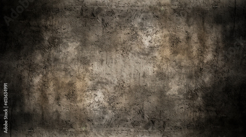 Cement Grungy Wall Texture Banner, generative ai