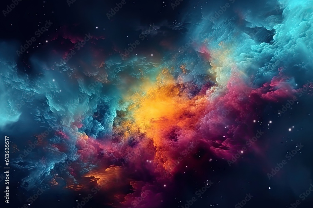 Colorful Cosmos, Fantasy Nebula