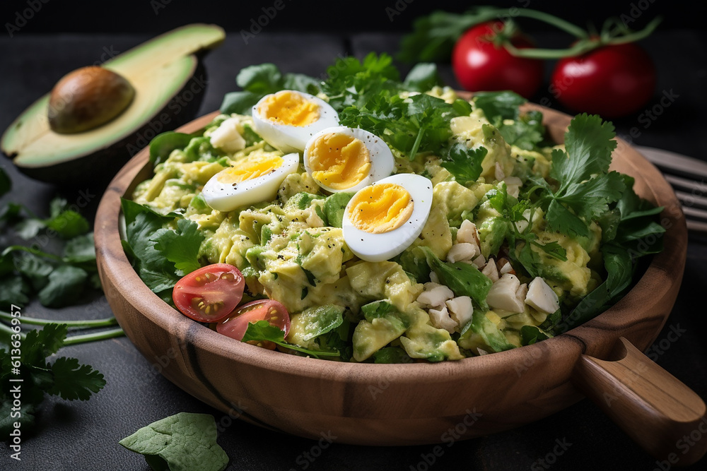 avocado-and-egg-salad-high-protein-low-fat-recipe-generative-ai