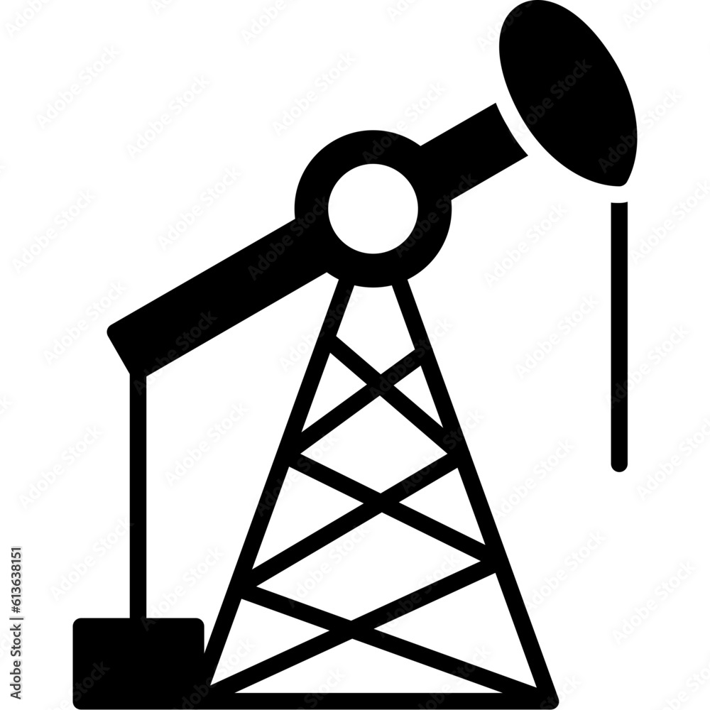 Naklejka premium Oil Industry Icon