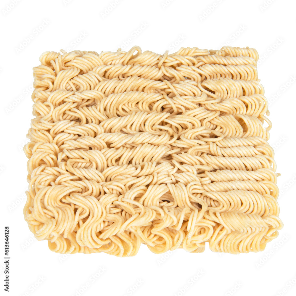 Instant noodles isolated on white background Instant noodles isolated on white background