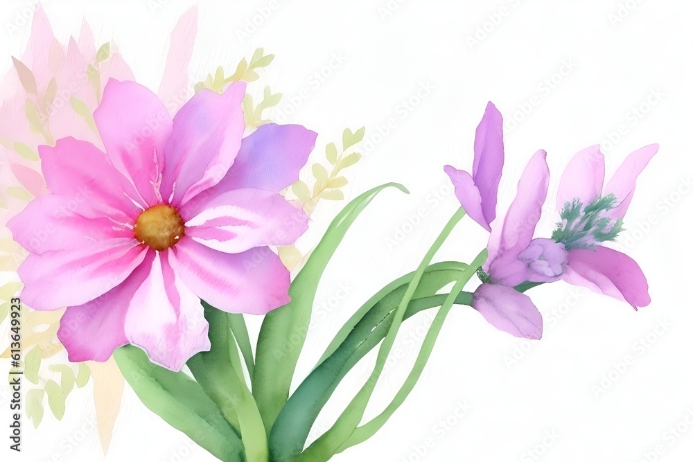bouquet of flowers, pink flower