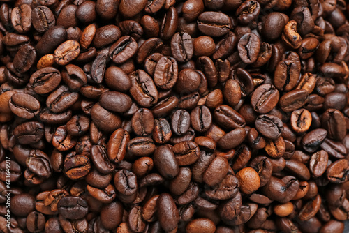 Natural coffee beans as background © Pixel-Shot