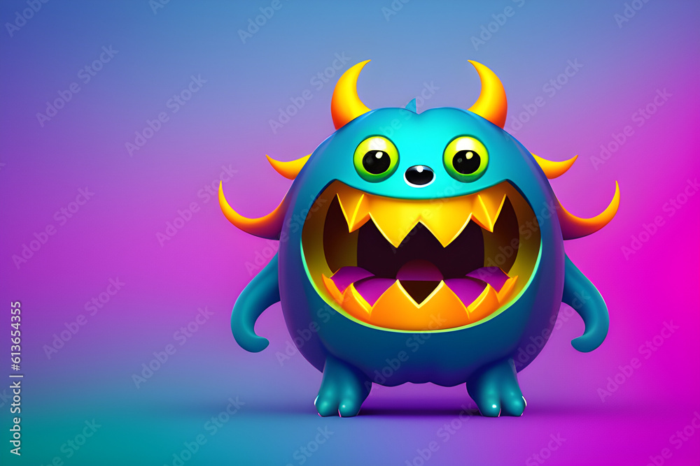 Monster colors, generative ai Monster colors, generative ai
