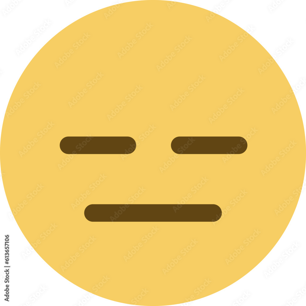 Top quality emoticon. Expressionless emoji. Straight face, emoticon with neutral line eyes and mouth. Yellow face emoji. Popular element. Top quality emoticon. Expressionless emoji. Straight face, emoticon with neutral line eyes and mouth. Yellow face emoji. Popular element.