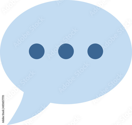 Speech Balloon vector emoji icon. A cartoon-style balloon used to represent spoken word in comics.