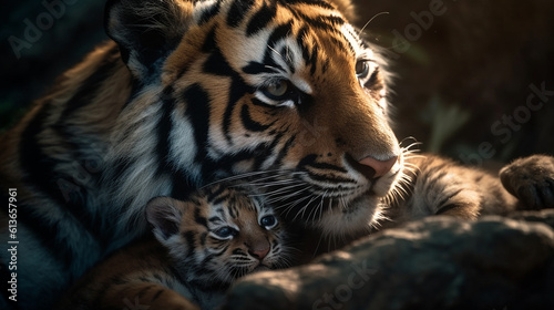 portrait of a tiger © Danielle
